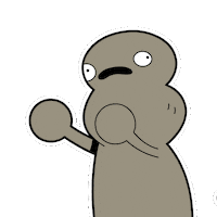 Cartoon Stone Sticker