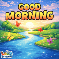 Good Morning Sun GIF by Lucas and Friends by RV AppStudios