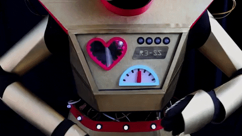TechnoChic giphyupload dance robot led GIF