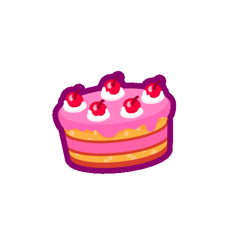 Cake Dessert Sticker by Talking Tom Kids