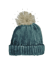 Emilylexstudio art snow hat cold Sticker