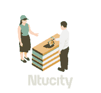 Ntucity food delivery comida app Sticker