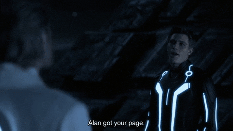 Tron Legacy Page GIF by Goldmaster