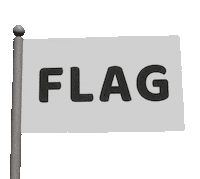 White Flag Sticker Sticker