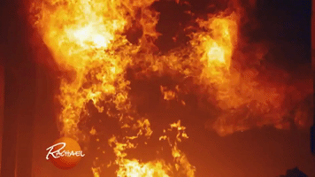 slow motion fire GIF by Rachael Ray Show