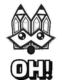 Dee Omg Sticker by Stamatia Alexaki