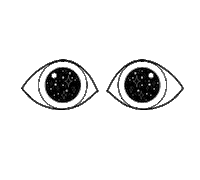 Letoile-Polaire space eyes eye sparkles Sticker