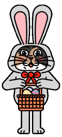 Happy Easter Bunny Sticker