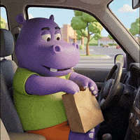 Excited Fast Food GIF
