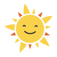 Summer Happy Sun Sticker by PBIS Rewards