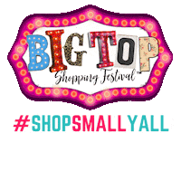 bigtopentertainment made in texas shop small yall shop texas bigtopshow Sticker