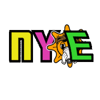 New Years Chicago Sticker by Glo Mula