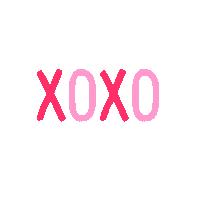Lotjes_Designs kiss lines xoxo hugg Sticker