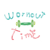 Workout Time Sticker