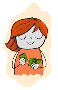 gravatanimando paz dinheiro desenho animação Sticker