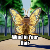 Cycling Wind In Your Hair GIF by BuddhaFlyJourney