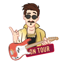 On Tour Sticker by Marti Fischer