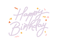 Happy Birthday Party Sticker by Joyce Jeroense