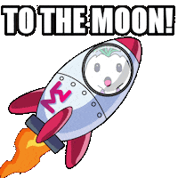 To The Moon Crypto Sticker by Magic Eden