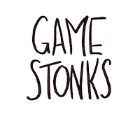notmanywords video games stock stonks stock market Sticker