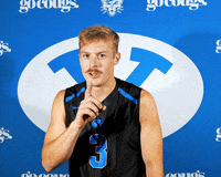 Sport Be Quiet GIF by BYU Cougars
