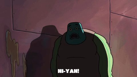 season 9 squid defense GIF by SpongeBob SquarePants