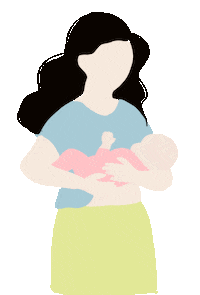 Neddiana baby mom gif artist mommy Sticker