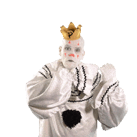 happy sad clown Sticker by Puddles Pity Party