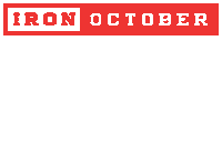 Ironmile Iron October Sticker by Iron Mile Fitness