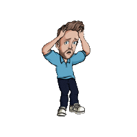 Guy Thoennessen Sticker by Felix Thönnessen