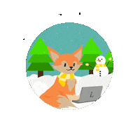 Snow Winter Sticker by LioxFoundation