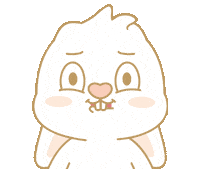 Bunny Sticker by EVANS艾特兔