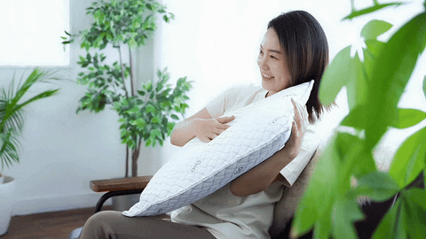 yenber giphyupload gio giopillow c型冰巢枕 GIF