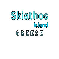 SkiathosGreece skiathos skiathosisland σκιαθος skiathosislandgreece Sticker