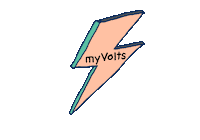 Lightningbolt Sticker by MyVolts