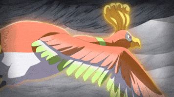 Glittering Fly Away GIF by Pokémon