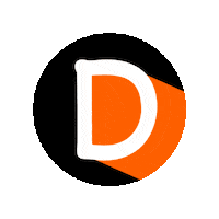 Orange Abc Sticker