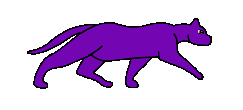 tuomasmhnen giphyupload cat purple kat Sticker