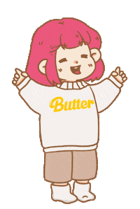 Butter Btsxarmy Sticker