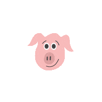 Pig Piggy Sticker by FNBO
