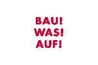 bauwasauf text build handwerk ausbildung Sticker
