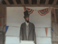 Abraham Lincoln Robot GIF by tylaum