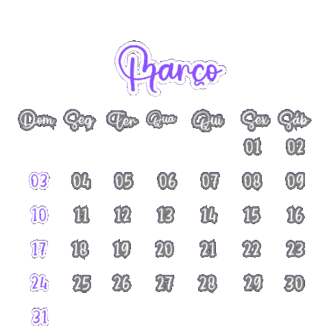 Março Sticker by Atelier das Arteiras