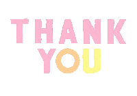 Pink Thank You Sticker