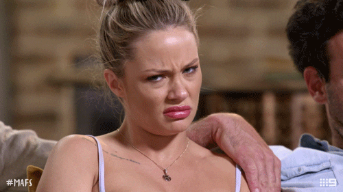 ew wtf GIF by Married At First Sight Australia