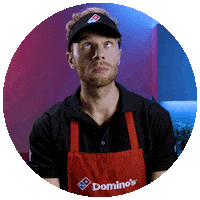 dominos_de eyeroll dominos rollingeyes augenrollen Sticker