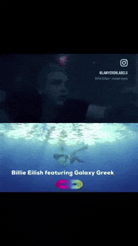 Music Video Billie Ellish GIF by Galaxy Greek