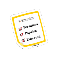 Inmigrantes Vawa Sticker by Alonso & Alonso - Abogados de Inmigración