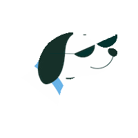 HGHPets dog pets supplement cool dog Sticker