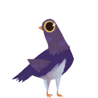 Trash Doves Dancing Sticker by Syd Weiler